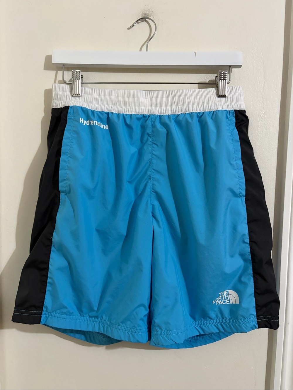 The North Face Blue and Black Hydroprene Athletic Shorts